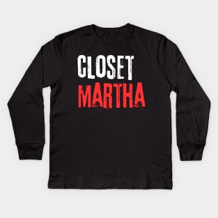 Closet Martha Humor Netflix Baby Reindeer Kids Long Sleeve T-Shirt